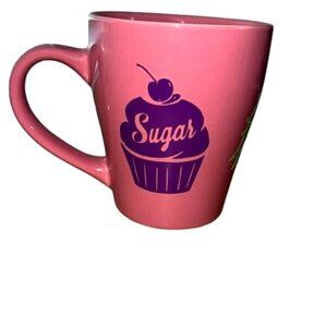 Pink Ceramic Mug With Sweet & Spicy Design